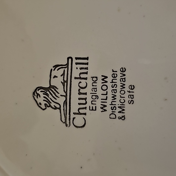 Churchill England Willow Platter 10 1/4 - Picture 3 of 3